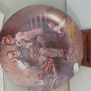 Norman Rockwell Collectible Plate - The Cobbler (266).